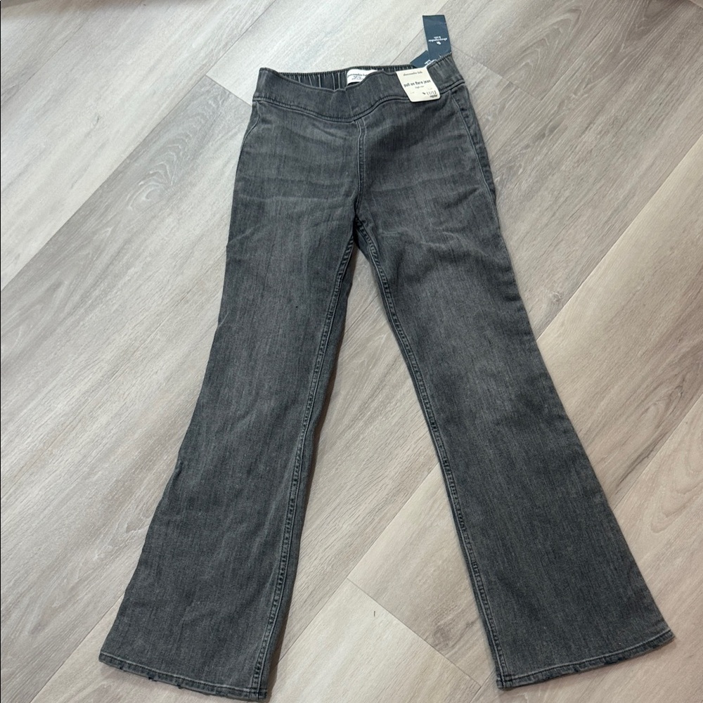 Abercrombie Kids Black Flared Jeans